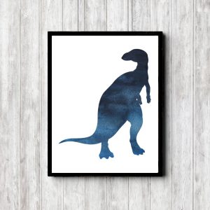Blue T-Rex Dinosaur Printable