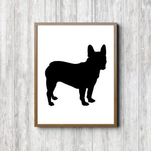 Black French Bulldog Printable