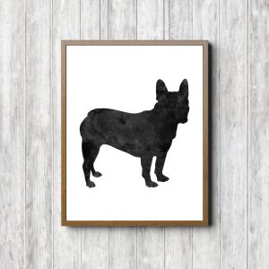 French Bulldog Silhouette Printable