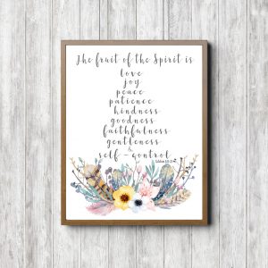 Galatians 5:22-23 Bouquet Scripture
