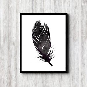 Simple Office Feather Printable
