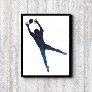 Football Player Boys Room Printable