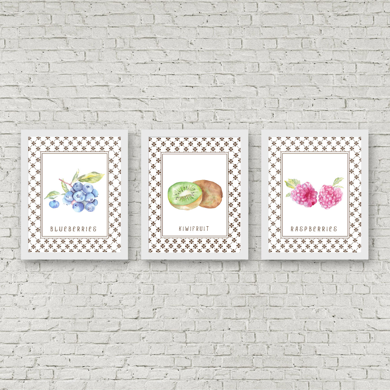 Printable Fruit & Berries Kitchen Art