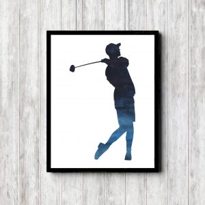 Golf Player Boys Room Printable