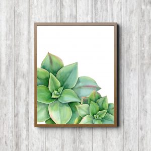 Gift For Horticulturist Succulents Printable