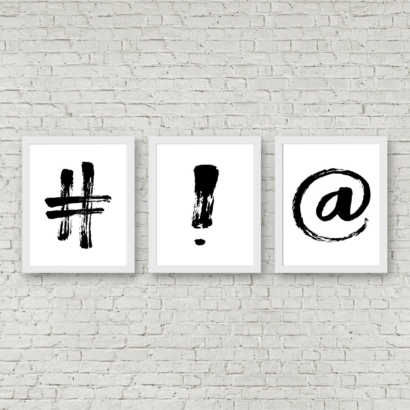 Black Khoki Punctuation Printables