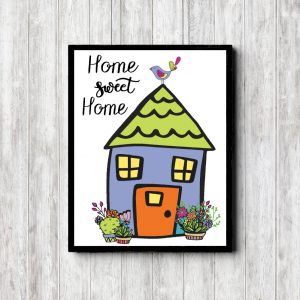 Home Sweet Home Kids Printable