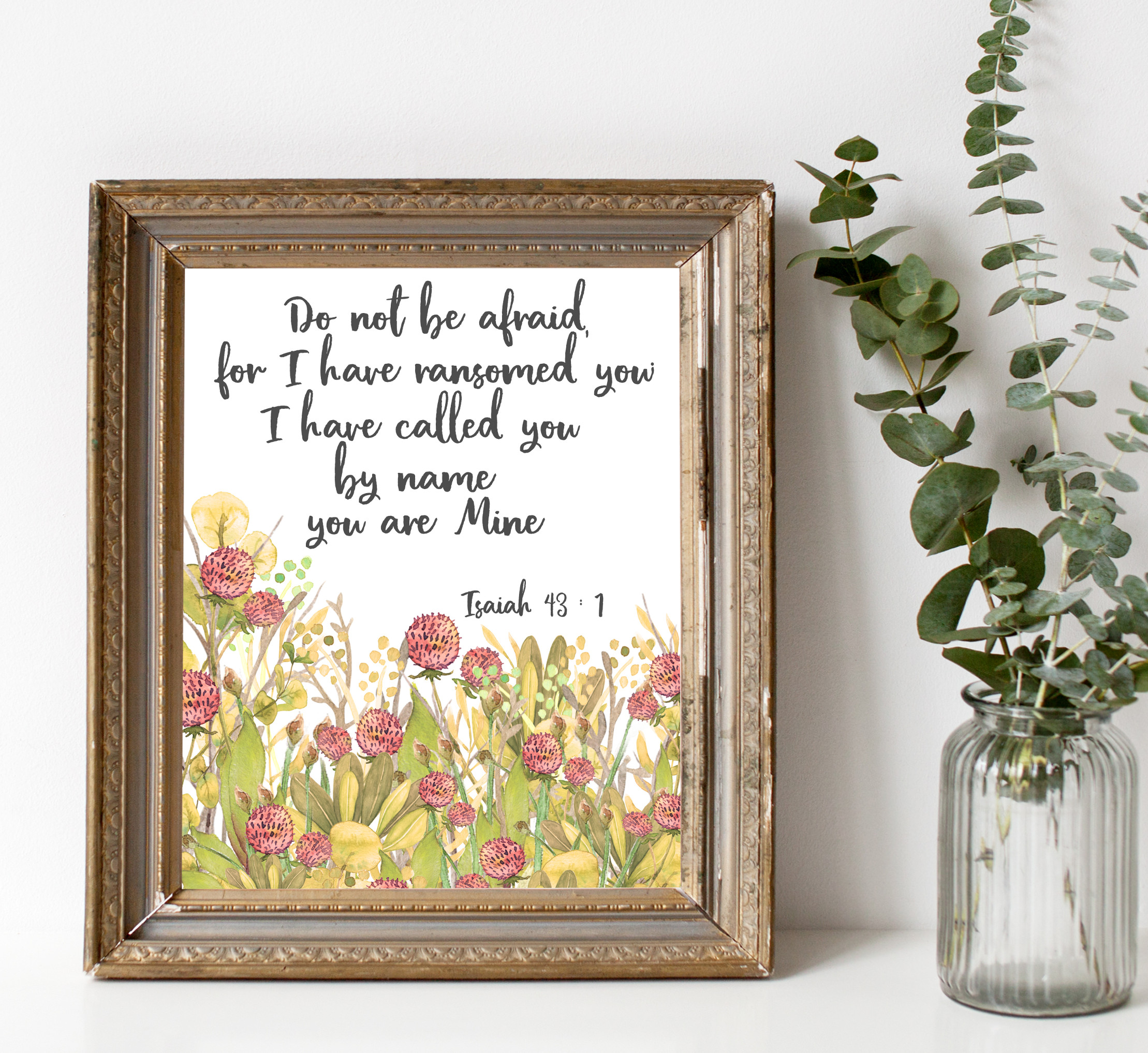 Isaiah43RusticFloral