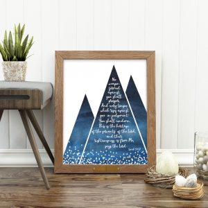 Isaiah 54:17 Blue Mountains Printable