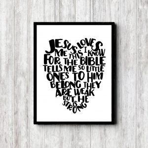 Jesus Loves Me Printable
