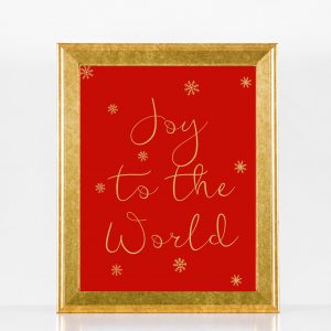 Red Joy To The World Poster