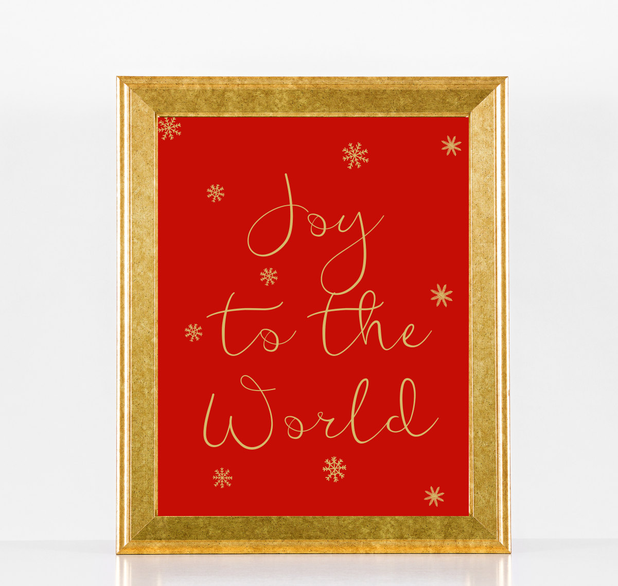 Red Joy To The World Poster