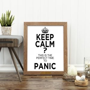 Time To Panic Printable