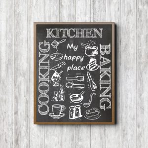 Kitchen My Happy Place Printable