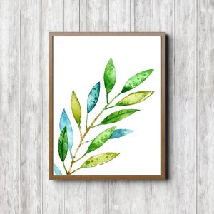 Blue & Green Printable Botanist Gift