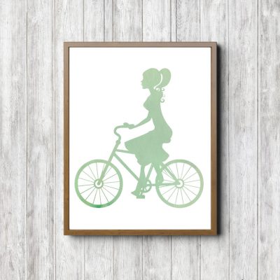 Mint Bike Ride Printable