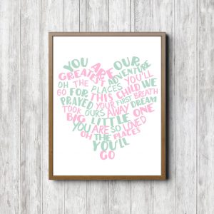 Our Greatest Adventure Pink & Mint
