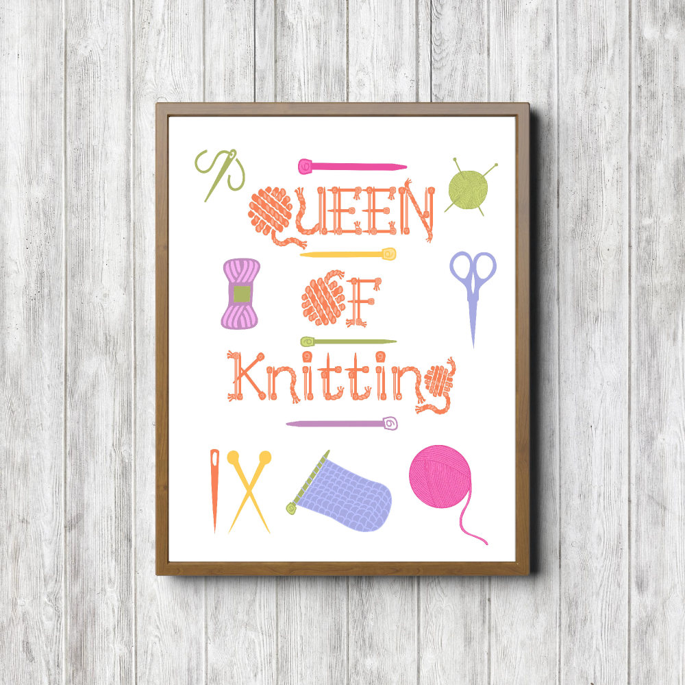 Knitting My Happy Place Picture