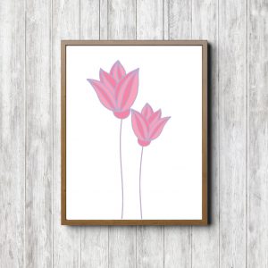 Pink & Purple Flower Petals Printable
