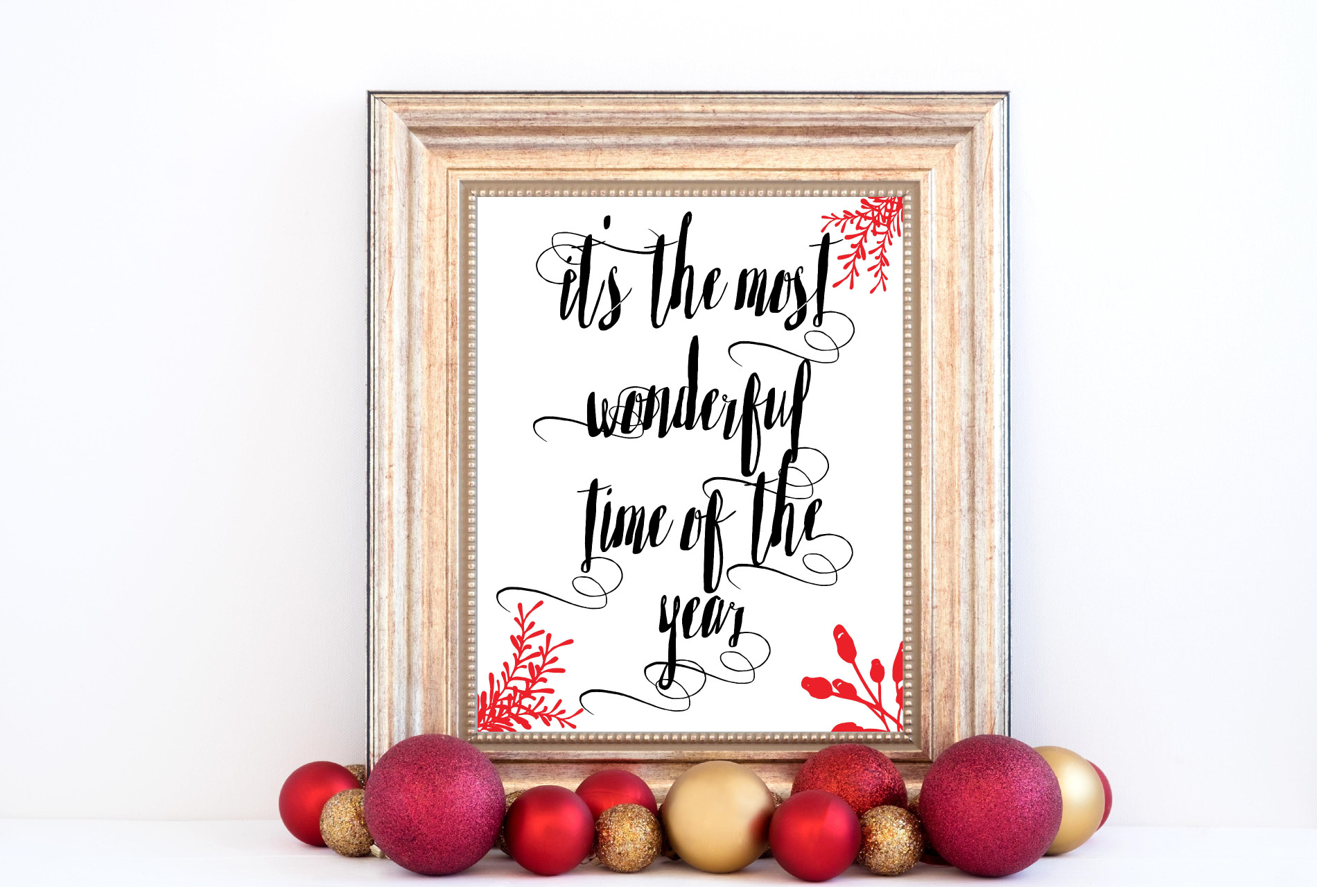Holiday Time of Year Printable