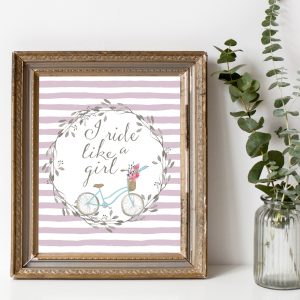 Ride Like A Girl Printable