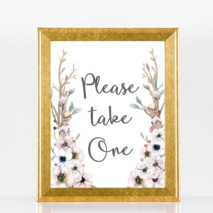 Please Take One Spring Sign