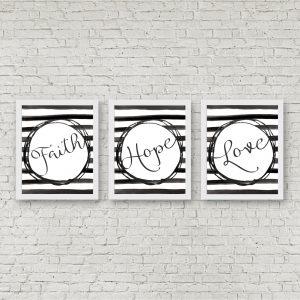 Faith Hope Love Printables