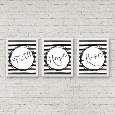 Faith Hope Love Printables