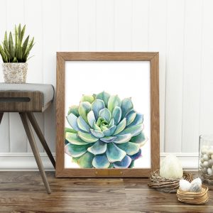 Gift For Botanist Succulents Printable