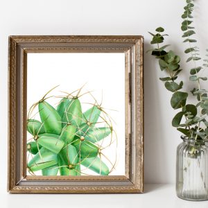Green Succulent Printable Decor