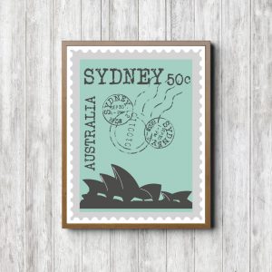 Mint Sydney Printable Postage Stamp