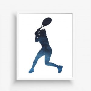 Woman Tennis Player Printable