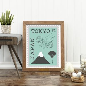 Mint Tokyo Postage Stamp