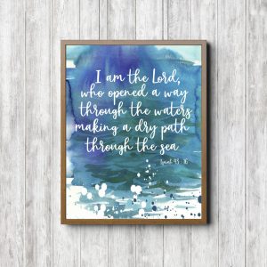 Isaiah 43:16 Scripture Printable