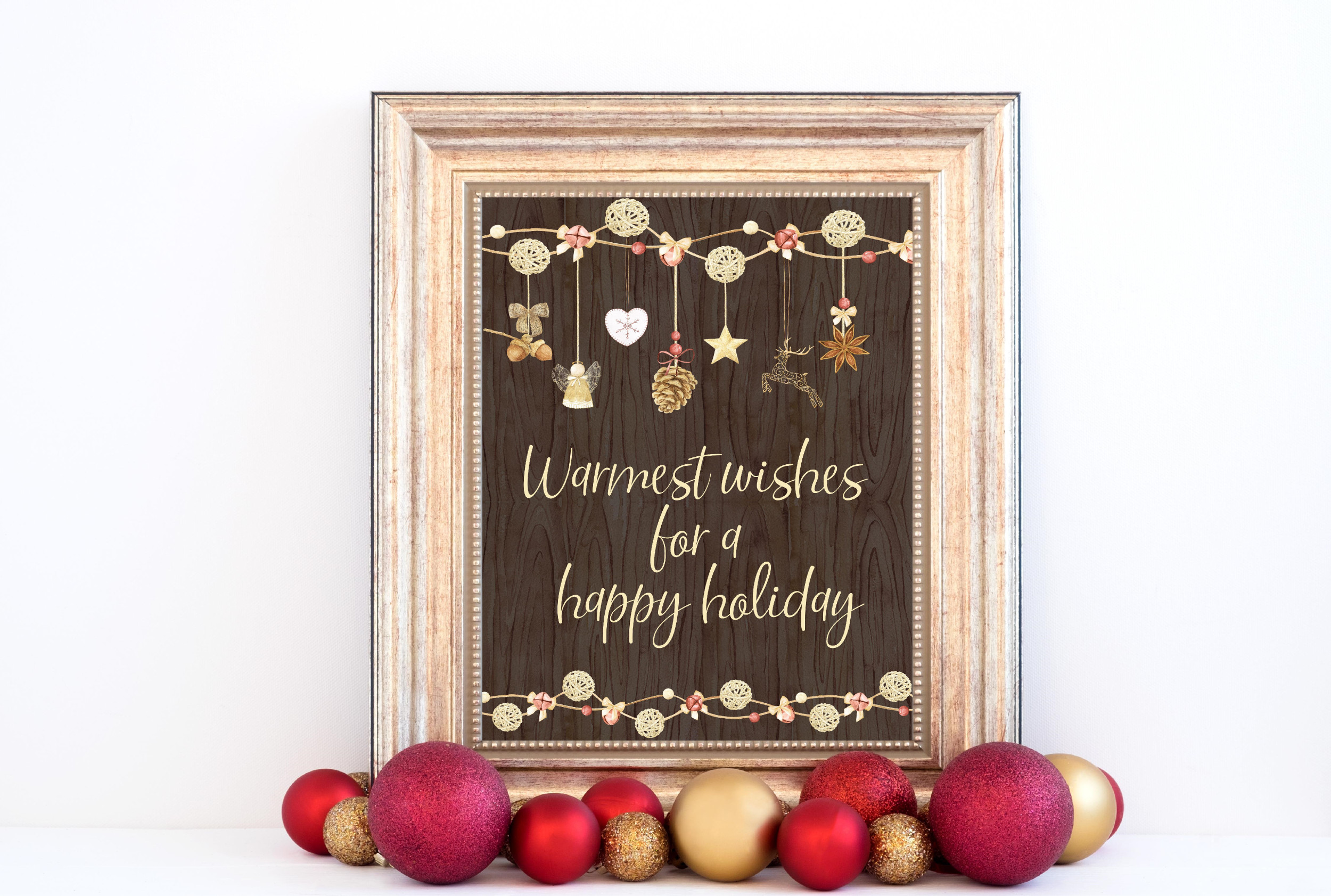 Warmest Wishes Printable Poster
