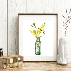 Yellow Bouquet Printable Room Decor
