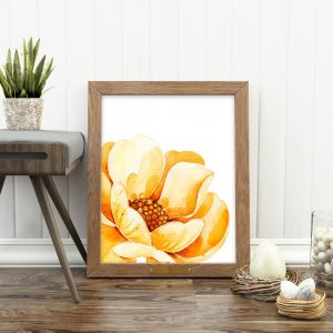 Large Yellow Flower Head Printable