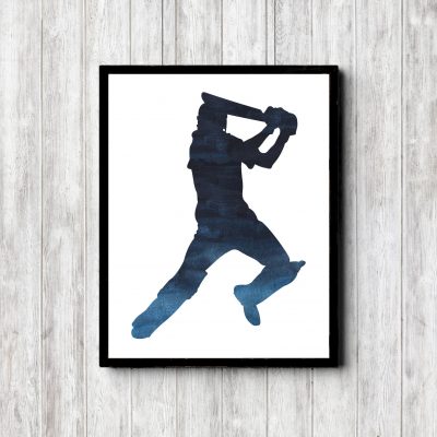 Cricket Player Batsman Printable
