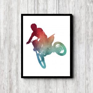 Motocross Printable Boys Room Decor