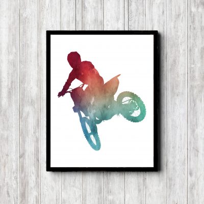 Motocross Printable Boys Room Decor