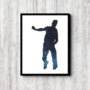 Bowling Cricket Player Printable