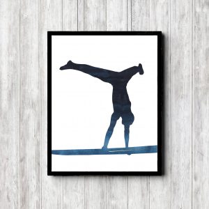 Boy Gymnastics Party Decor