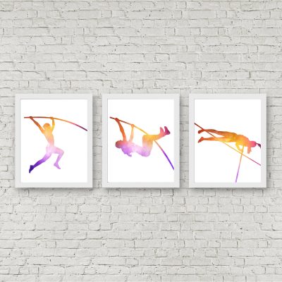 Womens Pole Vault Athletics Printables