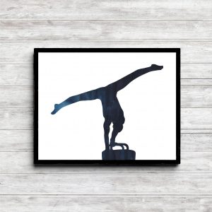 Printable Pommel Horse Gymnastics
