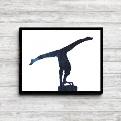 Printable Pommel Horse Gymnastics