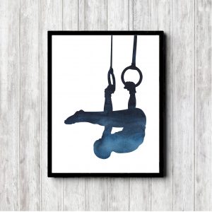 Still Rings Gymnastics Printable