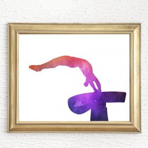 Artistic Gymnastics Printable Poster