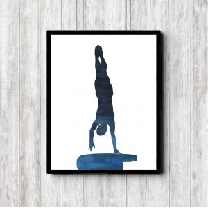 Printable Male Gymnastics Vault