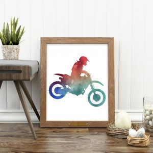 Dirt Bike Printable Dorm Poster
