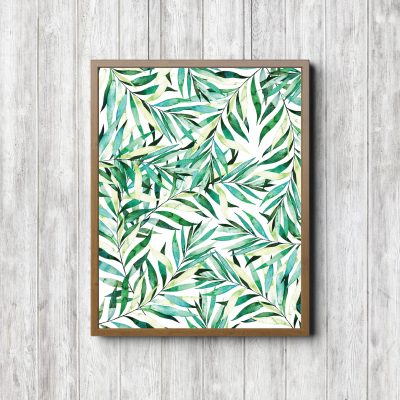 Tropical Palm Leaves Printable